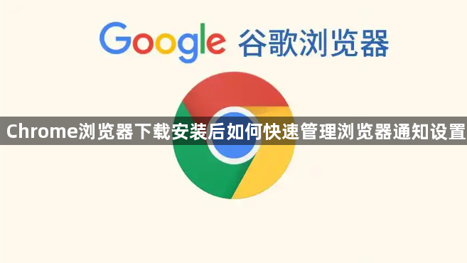 Chrome浏览器下载安装后如何快速管理浏览器通知设置1