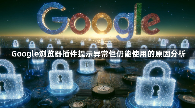 Google浏览器插件提示异常但仍能使用的原因分析1
