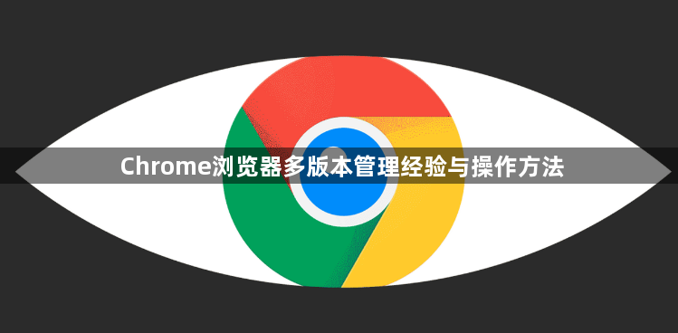 Chrome浏览器多版本管理经验与操作方法1
