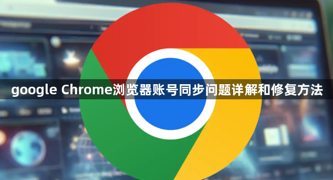 google Chrome浏览器账号同步问题详解和修复方法1