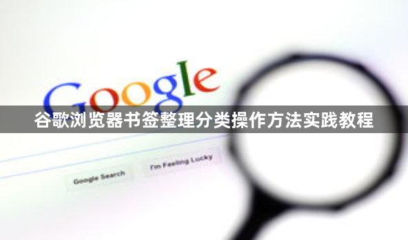 谷歌浏览器书签整理分类操作方法实践教程1