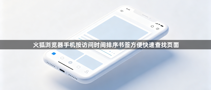火狐浏览器手机按访问时间排序书签方便快速查找页面1