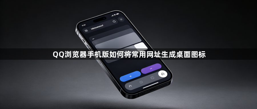 QQ浏览器手机版如何将常用网址生成桌面图标1