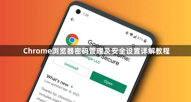 Chrome浏览器密码管理及安全设置详解教程1