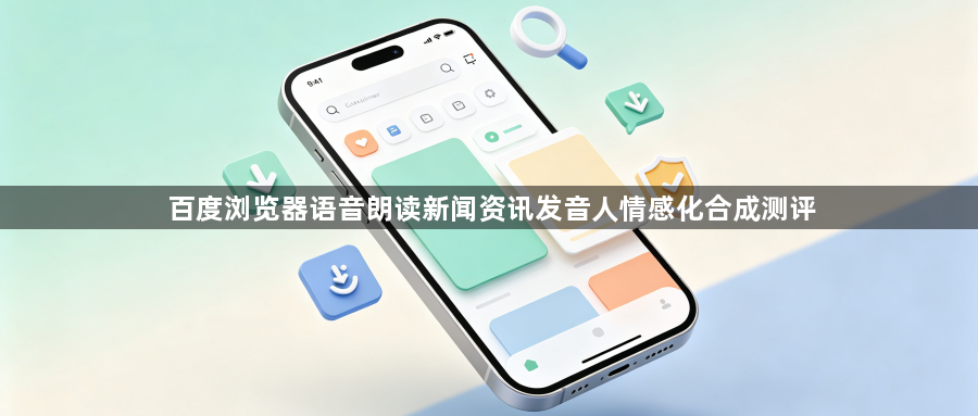 百度浏览器语音朗读新闻资讯发音人情感化合成测评1