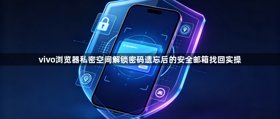 vivo浏览器私密空间解锁密码遗忘后的安全邮箱找回实操1