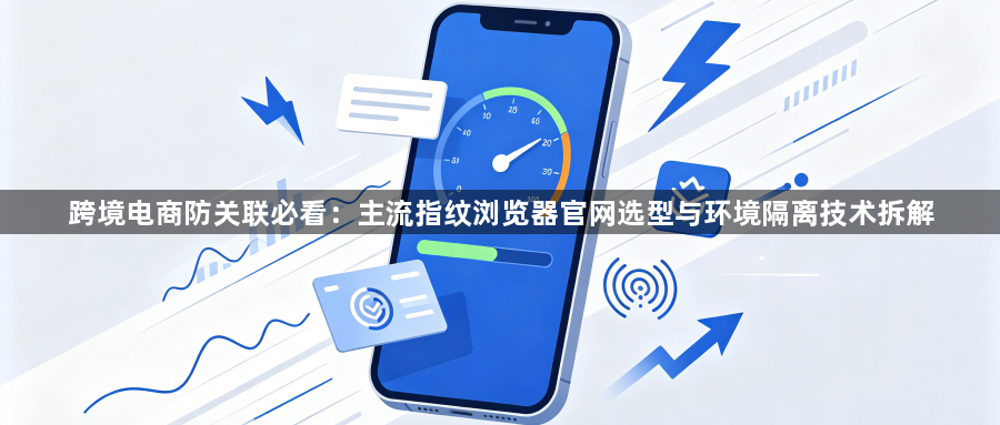 跨境电商防关联必看：主流指纹浏览器官网选型与环境隔离技术拆解1
