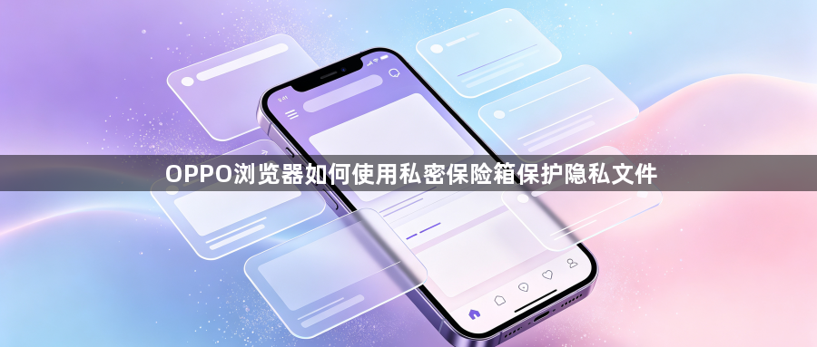 OPPO浏览器如何使用私密保险箱保护隐私文件1