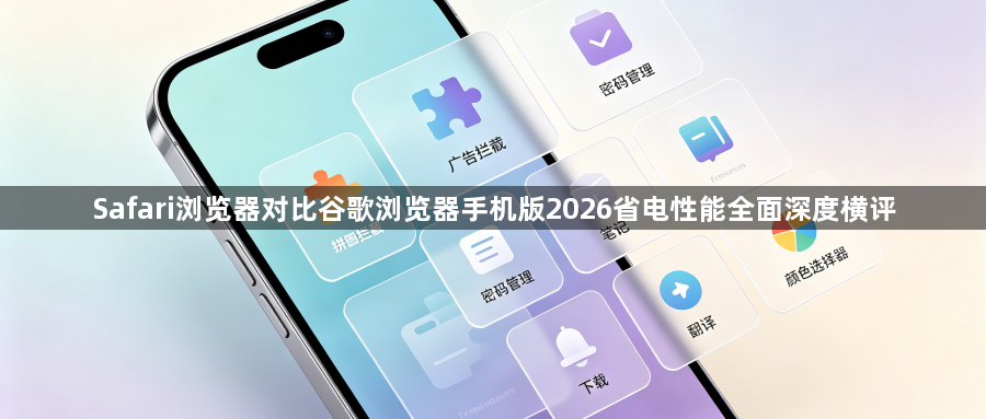 Safari浏览器对比谷歌浏览器手机版2026省电性能全面深度横评1