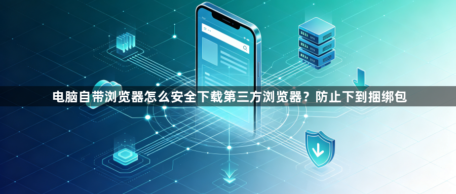 电脑自带浏览器怎么安全下载第三方浏览器？防止下到捆绑包1