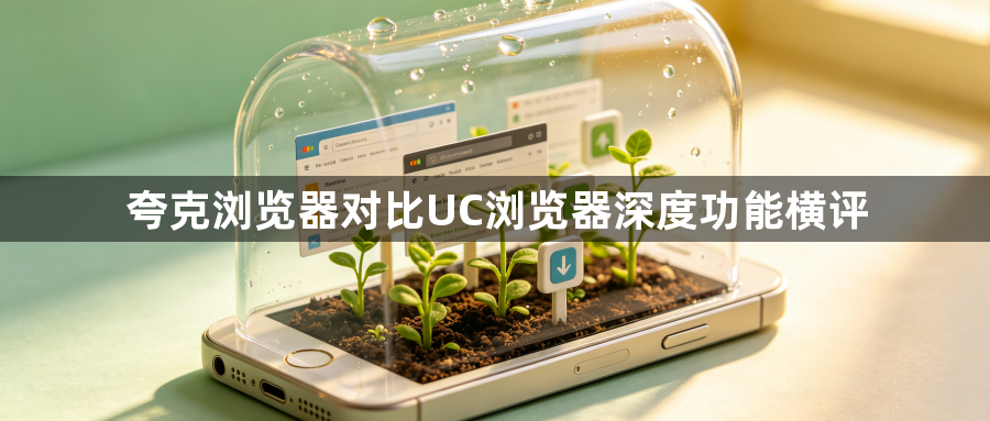 夸克浏览器对比UC浏览器深度功能横评1