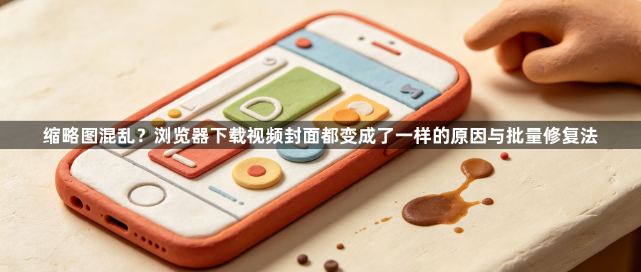 缩略图混乱？浏览器下载视频封面都变成了一样的原因与批量修复法1