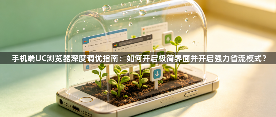 手机端UC浏览器深度调优指南：如何开启极简界面并开启强力省流模式？1