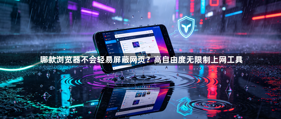 哪款浏览器不会轻易屏蔽网页?高自由度无限制上网工具1