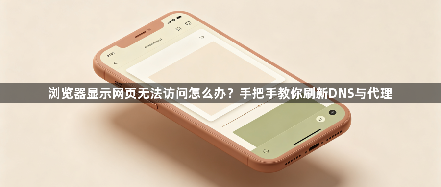 浏览器显示网页无法访问怎么办？手把手教你刷新DNS与代理1