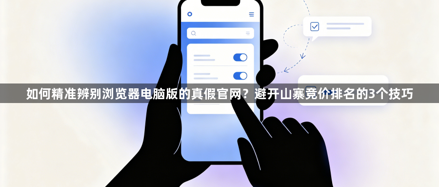 如何精准辨别浏览器电脑版的真假官网？避开山寨竞价排名的3个技巧1
