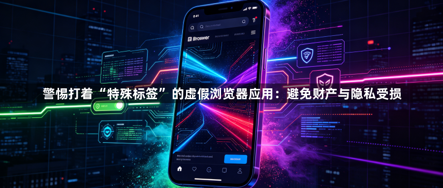警惕打着“特殊标签”的虚假浏览器应用：避免财产与隐私受损1