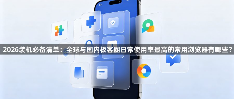 2026装机必备清单：全球与国内极客圈日常使用率最高的常用浏览器有哪些？1