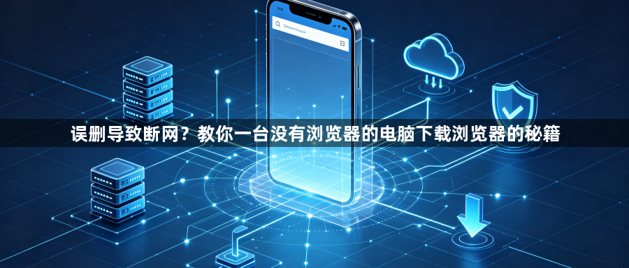 误删导致断网？教你一台没有浏览器的电脑下载浏览器的秘籍1