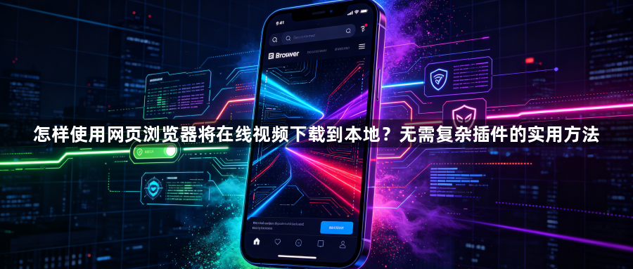 怎样使用网页浏览器将在线视频下载到本地？无需复杂插件的实用方法1