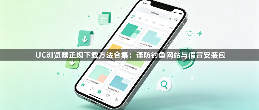 UC浏览器正规下载方法合集:谨防钓鱼网站与假冒安装包1